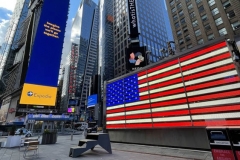 NYC Inauguration Day Jan 20 2021. Photos taken at the WTC Memorial City Hall, and Time Square NYC on Jan 20, 2021 Inauguration Day. Pretty Much Quiet.