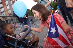New York Governor Kathy Hochul interacts with neighborhood kids during her attendance at the 37th Anniversary 116th Street Festival in East Harlem on Saturday, June 11, 2022

Photography by Enid B. Alvarez