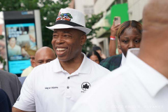 Mayor Eric Adams strolls the streets of East Harlem during  the 37th Anniversary 116th Street Festival in East Harlem on Saturday, June 11, 2022

Photography by Enid B. Alvarez