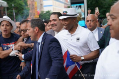 Mayor Eric Adams interacts with the neighborhood residents and festival attendees during the 37th Anniversary, 116th Street Festival in East Harlem on Saturday, June 11, 2022

Photography by Enid B. Alvarez