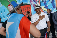 Mayor Eric Adams attends the 37th Anniversary, 116th Street Festival and speaks on the Nickelodeon stage to the crown during the116th Street Festival in East Harlem on Saturday, June 11, 2022

Photography by Enid B. Alvarez