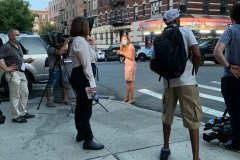 Police: 18-year-old set on fire after dispute in Highbridge A man was set on fire after a dispute inside of a in Highbridge apartment building -- the same block where shots rang out Tuesday night. Firefighters and the NYPD Arson and Explosion Unit arrived at 1045 Woodycrest Ave. Wednesday.