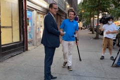 Police: 18-year-old set on fire after dispute in Highbridge A man was set on fire after a dispute inside of a in Highbridge apartment building -- the same block where shots rang out Tuesday night. Firefighters and the NYPD Arson and Explosion Unit arrived at 1045 Woodycrest Ave. Wednesday.