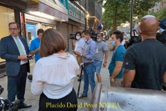 Police: 18-year-old set on fire after dispute in Highbridge A man was set on fire after a dispute inside of a in Highbridge apartment building -- the same block where shots rang out Tuesday night. Firefighters and the NYPD Arson and Explosion Unit arrived at 1045 Woodycrest Ave. Wednesday.