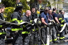 Two Alarm Fire
70 Van Pelt Avenue
Staten Island, New York
For Credit:  Mary DiBiase Blaich
A second Alarm fire burned this morning at 70 Van Pelt Avenue, tin the Mariner’s Harbor  neighborhood of Staten Island.  The fire extended to the third story of the Queen Anne building.  Division 8 placed it under control in 50 minutes.