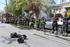 Two Alarm Fire
70 Van Pelt Avenue
Staten Island, New York
For Credit:  Mary DiBiase Blaich
A second Alarm fire burned this morning at 70 Van Pelt Avenue, tin the Mariner’s Harbor  neighborhood of Staten Island.  The fire extended to the third story of the Queen Anne building.  Division 8 placed it under control in 50 minutes.