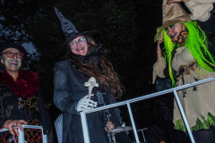 The 2021 New York Halloween Parade took off again this year after one year off due to COVID. This spooktakular event started in the West Village on Spring St and followed down 6th Ave where performers, floats and a diverse set of costumes marched down for spectators.
Hundreds gathered together again to enjoy this iconic event. (C) Bianca Otero. October 31, 2021. NYC