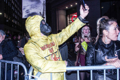 The 2021 New York Halloween Parade took off again this year after one year off due to COVID. This spooktakular event started in the West Village on Spring St and followed down 6th Ave where performers, floats and a diverse set of costumes marched down for spectators.
Hundreds gathered together again to enjoy this iconic event. (C) Bianca Otero. October 31, 2021. NYC