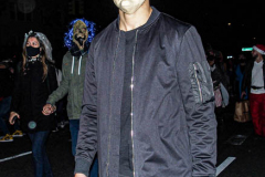 The 2021 New York Halloween Parade took off again this year after one year off due to COVID. This spooktakular event started in the West Village on Spring St and followed down 6th Ave where performers, floats and a diverse set of costumes marched down for spectators.
Hundreds gathered together again to enjoy this iconic event. (C) Bianca Otero. October 31, 2021. NYC