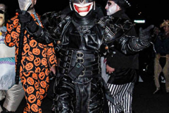 The 2021 New York Halloween Parade took off again this year after one year off due to COVID. This spooktakular event started in the West Village on Spring St and followed down 6th Ave where performers, floats and a diverse set of costumes marched down for spectators.
Hundreds gathered together again to enjoy this iconic event. (C) Bianca Otero. October 31, 2021. NYC