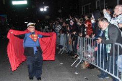 The 2021 New York Halloween Parade took off again this year after one year off due to COVID. This spooktakular event started in the West Village on Spring St and followed down 6th Ave where performers, floats and a diverse set of costumes marched down for spectators.
Hundreds gathered together again to enjoy this iconic event. (C) Bianca Otero. October 31, 2021. NYC