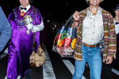 The 2021 New York Halloween Parade took off again this year after one year off due to COVID. This spooktakular event started in the West Village on Spring St and followed down 6th Ave where performers, floats and a diverse set of costumes marched down for spectators.
Hundreds gathered together again to enjoy this iconic event. (C) Bianca Otero. October 31, 2021. NYC