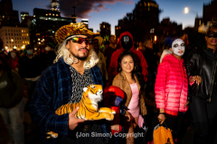 New York, N.Y. 
New York City’s 48th Annual Village Halloween
Parade.  Various parade goers show off their elaborate costumes.