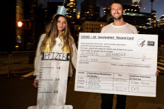 New York, N.Y. 
New York City’s 48th Annual Village Halloween
Parade.  Various parade goers show off their elaborate costumes.