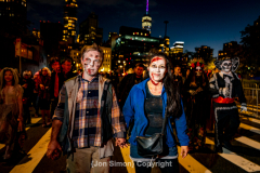 New York, N.Y. 
New York CityÕs 48th Annual Village Halloween
Parade.  Various parade goers show off their elaborate costumes.