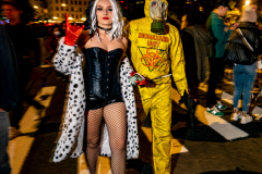 New York, N.Y. 
New York CityÕs 48th Annual Village Halloween
Parade.  Various parade goers show off their elaborate costumes.