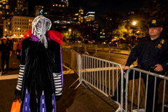 New York, N.Y. 
New York City’s 48th Annual Village Halloween
Parade.  Various parade goers show off their elaborate costumes.