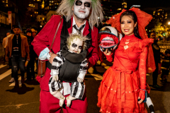 New York, N.Y. 
New York City’s 48th Annual Village Halloween
Parade.  Various parade goers show off their elaborate costumes.