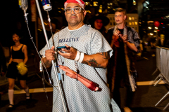 New York, N.Y. 
New York CityÕs 48th Annual Village Halloween
Parade.  Various parade goers show off their elaborate costumes.