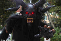 New York, The 48th annual procession of costumed revelers travelled on Sixth Avenue north of Spring Street to 14th Street on Sunday, Oct. 31, 2021 Grand Marshal Randy
Rainbow (American Comedian)
