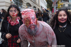 New York, The 48th annual procession of costumed revelers travelled on Sixth Avenue north of Spring Street to 14th Street on Sunday, Oct. 31, 2021 Grand Marshal Randy
Rainbow (American Comedian)
