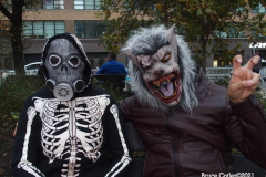 New York, The 48th annual procession of costumed revelers travelled on Sixth Avenue north of Spring Street to 14th Street on Sunday, Oct. 31, 2021 Grand Marshal Randy
Rainbow (American Comedian)