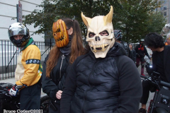 New York, The 48th annual procession of costumed revelers travelled on Sixth Avenue north of Spring Street to 14th Street on Sunday, Oct. 31, 2021 Grand Marshal Randy
Rainbow (American Comedian)