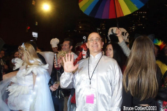 New York, The 48th annual procession of costumed revelers travelled on Sixth Avenue north of Spring Street to 14th Street on Sunday, Oct. 31, 2021 Grand Marshal Randy
Rainbow (American Comedian)