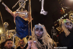 New York, The 48th annual procession of costumed revelers travelled on Sixth Avenue north of Spring Street to 14th Street on Sunday, Oct. 31, 2021 Grand Marshal Randy
Rainbow (American Comedian)