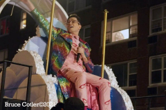 New York, The 48th annual procession of costumed revelers travelled on Sixth Avenue north of Spring Street to 14th Street on Sunday, Oct. 31, 2021 Grand Marshal Randy
Rainbow (American Comedian)