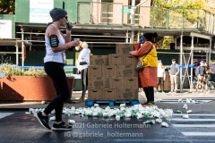 About 33,000 runners participated in the 50th TSC New York City Marathon in New York, New York, on Nov. 7, 2021. (Photo by Gabriele Holtermann)