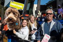 Thousands of spectators lined the streets of Brooklyn, cheering on the runners of the 50th TSC New York City Marathon in New York, New York, on Nov. 7, 2021. (Photo by Gabriele Holtermann)