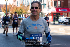 Gary Muhrcke, who won the first New York City Marathon in 1971, runs In celebration of the 50th marathon in New York, New York, on Nov. 7, 2021. (Photo by Gabriele Holtermann)