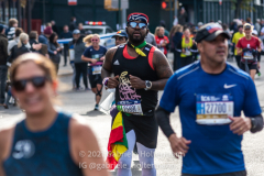 About 33,000 runners participated in the 50th TSC New York City Marathon in New York, New York, on Nov. 7, 2021. (Photo by Gabriele Holtermann)
