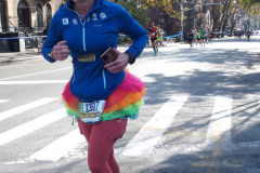 New York,  50th TCS  NYC Marathon. After the 2020 New York City Marathon was canceled due to the COVID-19 pandemic, The NYC returned. The NYC Marathon is  the last of the five World Marathon Majors held in 2021 30,000 runners are expected to participate in the 26.2 mile race.Albert Korir of Kenya won the Men's race and Peres Jepchirchir of Kenya 
won the Woman's raceShe is the first woman to win a marathon race after winning an Olympic gold medal.
Photo:Bruce Cotler©2021