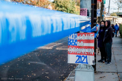 New York,  50th TCS  NYC Marathon. After the 2020 New York City Marathon was canceled due to the COVID-19 pandemic, The NYC returned. The NYC Marathon is  the last of the five World Marathon Majors held in 2021 30,000 runners are expected to participate in the 26.2 mile race.Albert Korir of Kenya won the Men's race and Peres Jepchirchir of Kenya 
won the Woman's raceShe is the first woman to win a marathon race after winning an Olympic gold medal.
Photo:Reiko Yanagi©2021