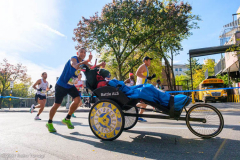 New York,  50th TCS  NYC Marathon. After the 2020 New York City Marathon was canceled due to the COVID-19 pandemic, The NYC returned. The NYC Marathon is  the last of the five World Marathon Majors held in 2021 30,000 runners are expected to participate in the 26.2 mile race.Albert Korir of Kenya won the Men's race and Peres Jepchirchir of Kenya 
won the Woman's raceShe is the first woman to win a marathon race after winning an Olympic gold medal.
Photo:Reiko Yanagi©2021