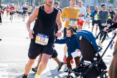 New York,  50th TCS  NYC Marathon. After the 2020 New York City Marathon was canceled due to the COVID-19 pandemic, The NYC returned. The NYC Marathon is  the last of the five World Marathon Majors held in 2021 30,000 runners are expected to participate in the 26.2 mile race.Albert Korir of Kenya won the Men's race and Peres Jepchirchir of Kenya 
won the Woman's raceShe is the first woman to win a marathon race after winning an Olympic gold medal.
Photo:Reiko Yanagi©2021
