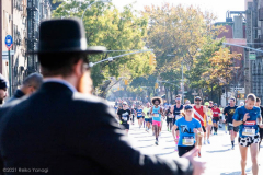 New York,  50th TCS  NYC Marathon. After the 2020 New York City Marathon was canceled due to the COVID-19 pandemic, The NYC returned. The NYC Marathon is  the last of the five World Marathon Majors held in 2021 30,000 runners are expected to participate in the 26.2 mile race.Albert Korir of Kenya won the Men's race and Peres Jepchirchir of Kenya 
won the Woman's raceShe is the first woman to win a marathon race after winning an Olympic gold medal.
Photo:Reiko Yanagi©2021