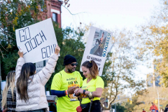 New York,  50th TCS  NYC Marathon. After the 2020 New York City Marathon was canceled due to the COVID-19 pandemic, The NYC returned. The NYC Marathon is  the last of the five World Marathon Majors held in 2021 30,000 runners are expected to participate in the 26.2 mile race.Albert Korir of Kenya won the Men's race and Peres Jepchirchir of Kenya 
won the Woman's raceShe is the first woman to win a marathon race after winning an Olympic gold medal.
Photo:Reiko Yanagi©2021