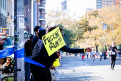 New York,  50th TCS  NYC Marathon. After the 2020 New York City Marathon was canceled due to the COVID-19 pandemic, The NYC returned. The NYC Marathon is  the last of the five World Marathon Majors held in 2021 30,000 runners are expected to participate in the 26.2 mile race.Albert Korir of Kenya won the Men's race and Peres Jepchirchir of Kenya 
won the Woman's raceShe is the first woman to win a marathon race after winning an Olympic gold medal.
Photo:Reiko Yanagi©2021