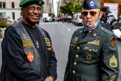 NYC Veterans Day Parade offers up a variety of people, both marchers and spectators 11/11/21.