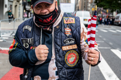 NYC Veterans Day Parade offers up a variety of people, both marchers and spectators 11/11/21.
