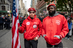 NYC Veterans Day Parade offers up a variety of people, both marchers and spectators 11/11/21.