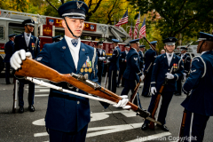 NYC Veterans Day Parade offers up a variety of people, both marchers and spectators 11/11/21.