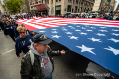 NYC Veterans Day Parade offers up a variety of people, both marchers and spectators 11/11/21.
