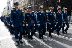 U.S. Military branches participate in the 102nd Veterans Day Parade along 5th Avenue in New York, New York, on Nov. 11, 2021. (Photo by Gabriele Holtermann/Sipa USA)