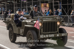 Military branches  participate in the 102nd Veterans Day Parade along 5th Avenue in New York, New York, on Nov. 11, 2021. (Photo by Gabriele Holtermann/Sipa USA)