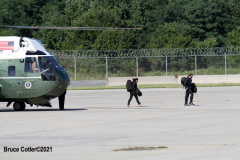 New York, President Joseph Biden and First Lady Jill Biden Depart from John F. Kennedy Airport. President and First Lady were at the 20th Anniversary ceremony at Ground Zero after there ceremony, they were headed to Shanksville PA. and then to The Pentagon