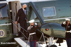 New York, President Joseph Biden and First Lady Jill Biden Depart from John F. Kennedy Airport. President and First Lady were at the 20th Anniversary ceremony at Ground Zero after there ceremony, they were headed to Shanksville PA. and then to The Pentagon